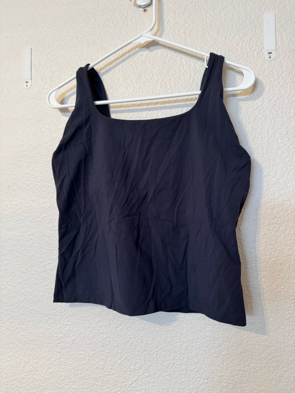 FLX Affirmation Scoop Neck Tank Top Slate Navy
